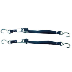 Rod Saver Stainless Steel Ratchet Tie-Down – 1″ x 3' – Pair
