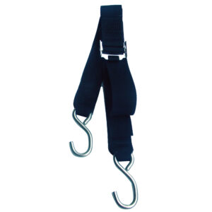 Rod Saver Stainless Steel Roller Buckle Gunwale Tie-Down – 2″ x 10'