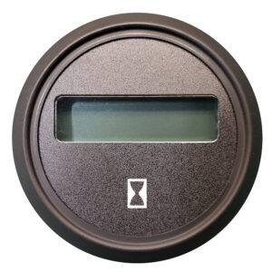 Beede Euro Black 2″ J1939 Hourmeter Gauge