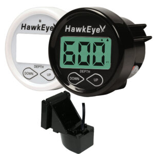 HawkEye DepthTrax In-Dash Digital Depth Gauge – Transom Mount