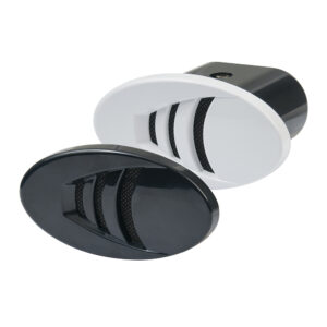 Marinco 12V Drop-In “H” Horn w/Black & White Grills