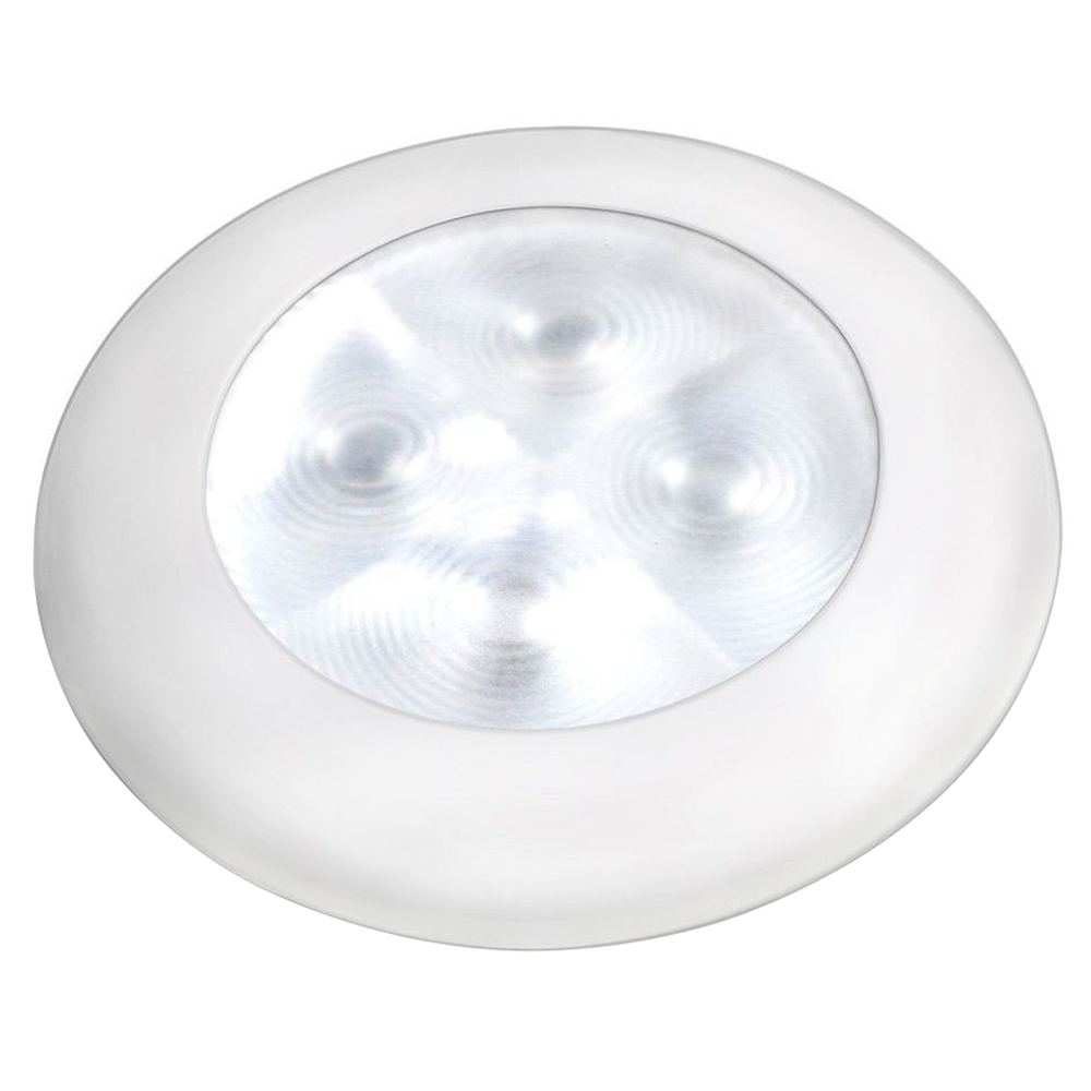 Hella Marine Courtesy Light – Warm White w/White Rim Hella Marine Courtesy Light – Warm White w/White Rim