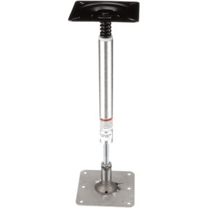 Attwood SWIVL-EZE Lock'N-Pin 3/4″ Pedestal Kit 13″ Post 7″ x 7″ Stainless Steel Base Plate Threaded