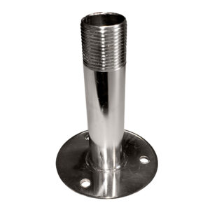 Sea-Dog Fixed Antenna Base 4-1/4″ Size w/1″-14 Thread Formed 304 Stainless Steel