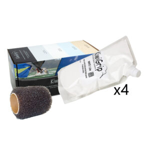 KiwiGrip 4 – 1 Liter Pouches – White w/4″ Roller
