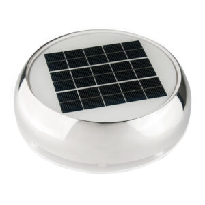Marinco 4″ Day/Night Solar Vent – Stainless Steel