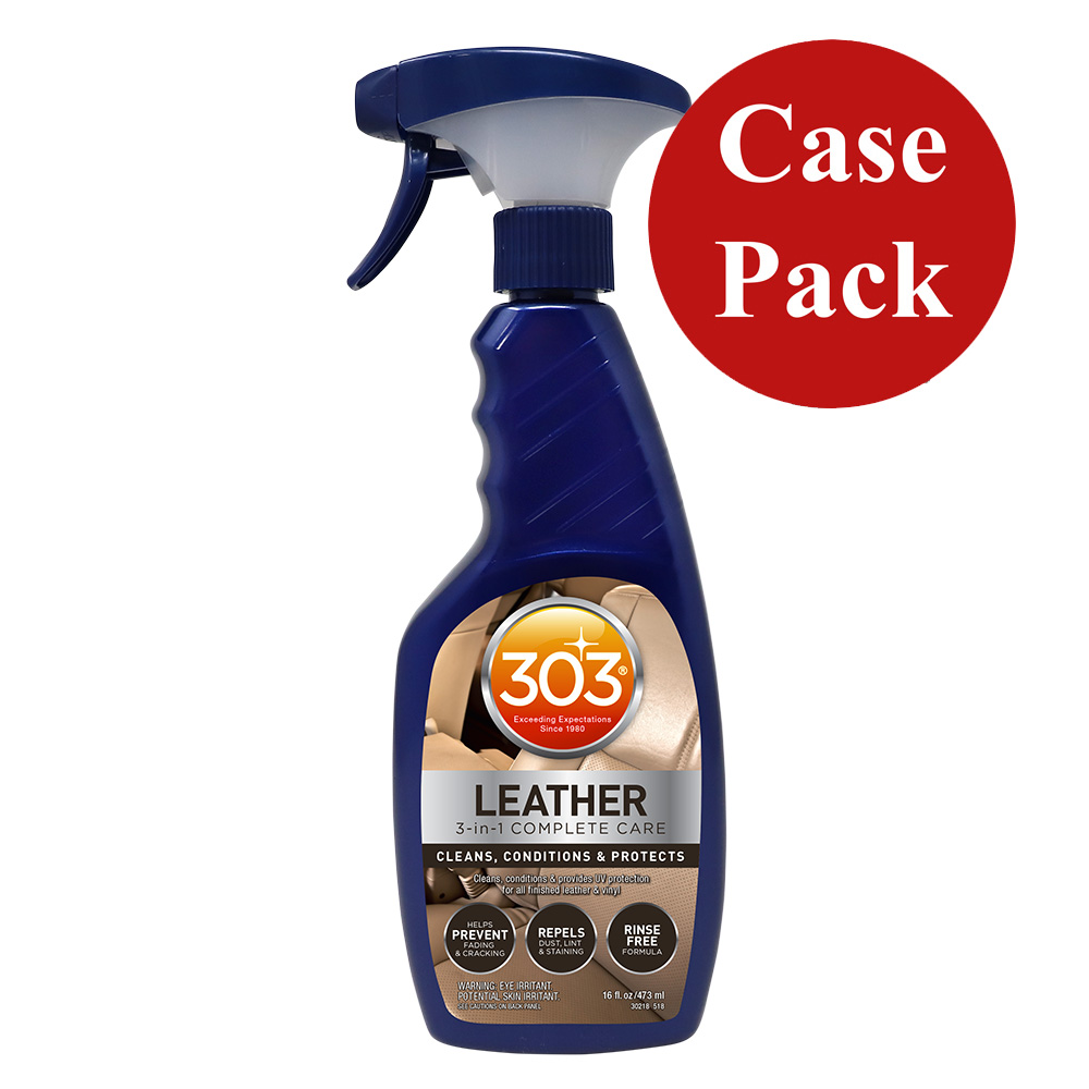 303 Automotive Leather 3-In-1 Complete Care – 16oz *Case of 6* 303 Automotive Leather 3-In-1 Complete Care – 16oz *Case of 6*