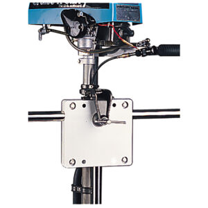 Sea-Dog Poly Rail Mount Motor Bracket – White