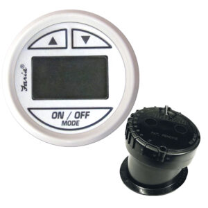 Faria Dress White 2″ Depth Sounder w/In-Hull Transducer