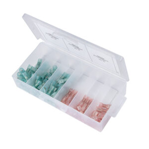 Ancor Heat Shrink Universal Speaker Connector Kit f/22-18/16-14 – Assorted 90 Piece