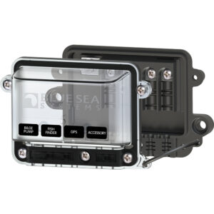 Blue Sea 2356 Water Resistant BusBar – 100 Amp w/Cover