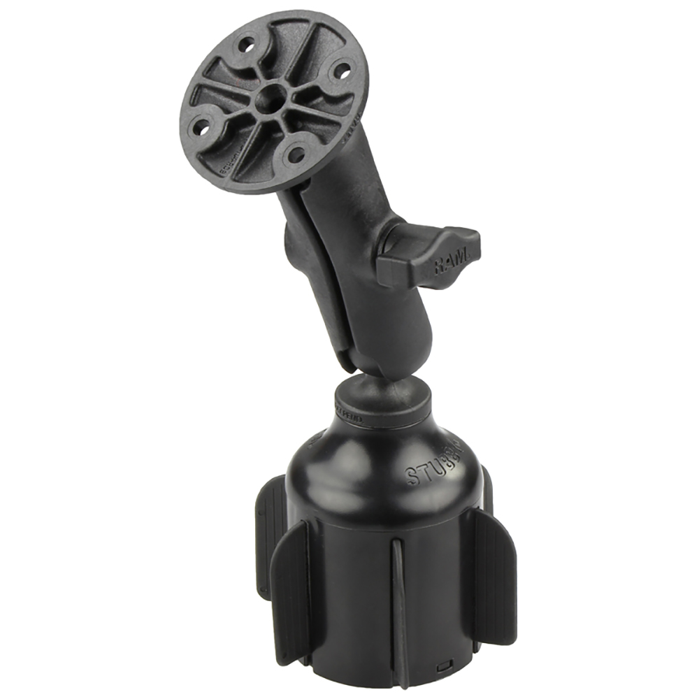 RAM Mount RAM® Stubby™ Cup Holder Mount w/Round Plate RAM Mount RAM® Stubby™ Cup Holder Mount w/Round Plate