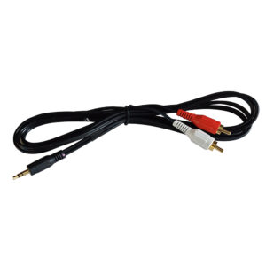 Fusion MS-CBRCA3.5 Input Cable – 1 Male (3.5 mm) to 2 Male RCA