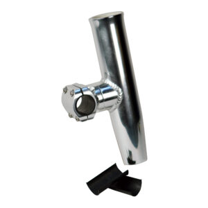 C.E. Smith Adjustable Mid Mount Rod Holder Aluminum 1.66″ or 1-1/2″ w/Sleeve & Hex Key