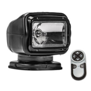 Golight Radioray GT Series Permanent Mount – Black Halogen – Wireless Handheld Remote