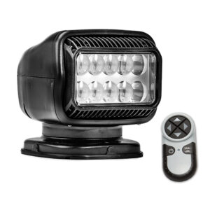 Golight Radioray GT Series Permanent Mount – Black LED – Wireless Handheld Remote