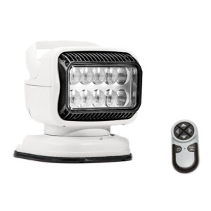 Golight Radioray GT Series Portable Mount – White LED – Handheld Remote Permanent Shoe Mount