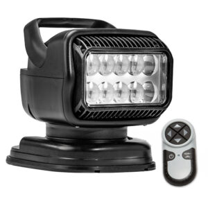 Golight Radioray GT Series Portable Mount – Black LED – Handheld Remote Magnetic Shoe Mount