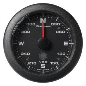 Veratron 3-3/8″ (85MM) OceanLink&reg; Compass – 360&deg; – Black Dial & Bezel