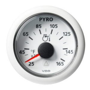 Veratron 52 MM (2-1/16″) ViewLine Pyrometer – 250&deg; to 1650&deg;F – White Dial & Bezel