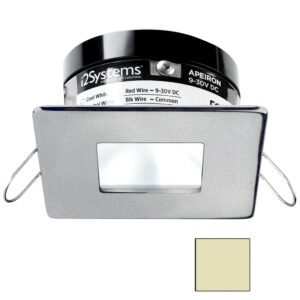 i2Systems Apeiron PRO A503 – 3W Spring Mount Light – Square/Square – Warm White – Brushed Nickel Finish