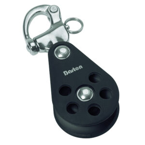 Barton Marine Series 5 Single Snap Shackle Block – 54mm
