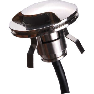 Lunasea 316 Polished Stainless Steel LED Waterproof Courtesy Light – Warm White – 12VDC Only