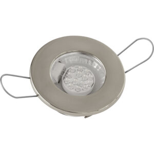 Sea-Dog LED Overhead Light – Brushed Finish – 60 Lumens – Clear Lens – Stamped 304 Stainless Steel