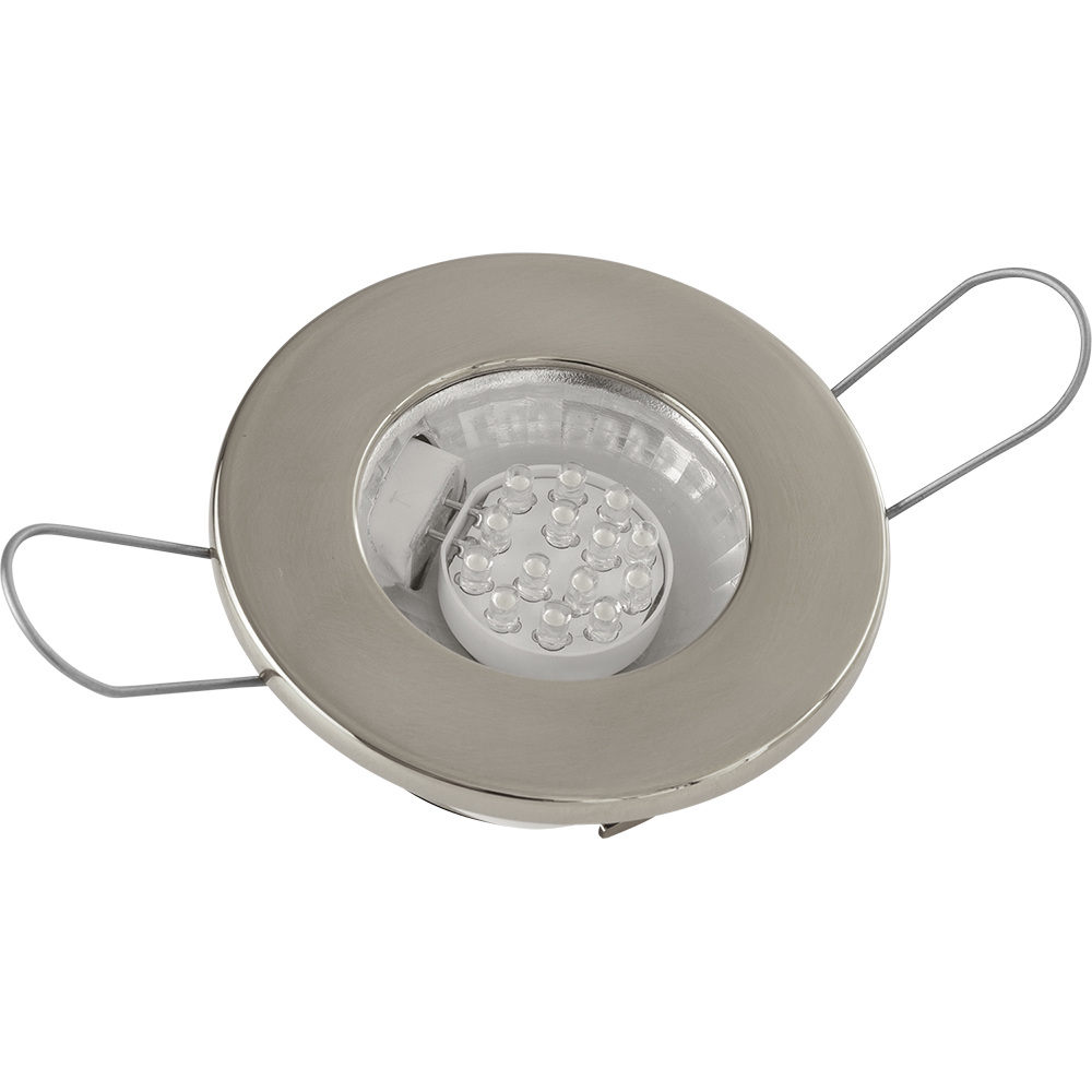 Sea-Dog LED Overhead Light – Brushed Finish – 60 Lumens – Clear Lens – Stamped 304 Stainless Steel Sea-Dog LED Overhead Light – Brushed Finish – 60 Lumens – Clear Lens – Stamped 304 Stainless Steel
