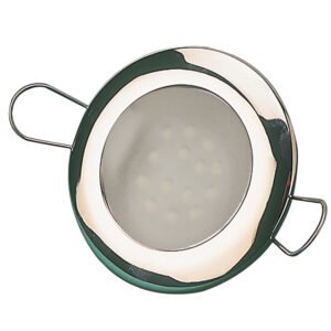 Sea-Dog LED Overhead Light 2-7/16″ – Brushed Finish – 60 Lumens – Frosted Lens – Stamped 304 Stainless Steel