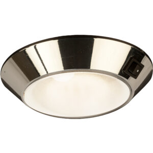 Sea-Dog Chrome Plastic LED Dome Light 4″ Day/Night – Clear/Red Bulb