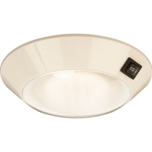 Sea-Dog White Plastic LED Dome Light 4″ Day/Night – Clear/Red Bulb