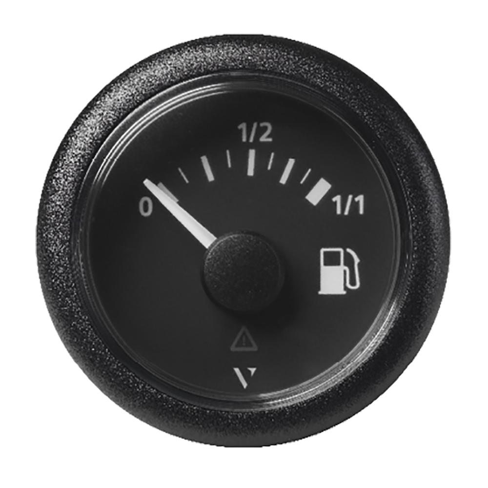 Veratron 52mm (2-1/16″) ViewLine Fuel Tank Level Gauge – 0 to 1/1 – Black Dial & Round Bezel Veratron 52mm (2-1/16″) ViewLine Fuel Tank Level Gauge – 0 to 1/1 – Black Dial & Round Bezel