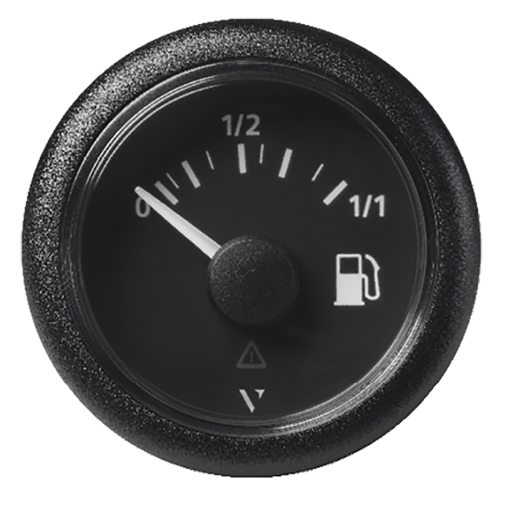 Veratron 52MM (2-1/16″) ViewLine Fuel Level Gauge 0-1/1 – 3 to 180 OHM – Black Dial & Round Bezel Veratron 52MM (2-1/16″) ViewLine Fuel Level Gauge 0-1/1 – 3 to 180 OHM – Black Dial & Round Bezel