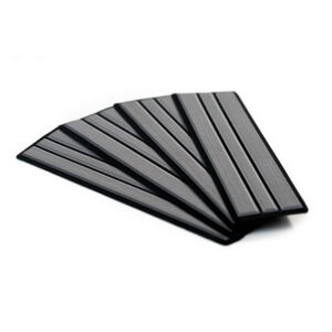 SeaDek Faux Teak 4-Piece Step Kit – Storm Grey/Black