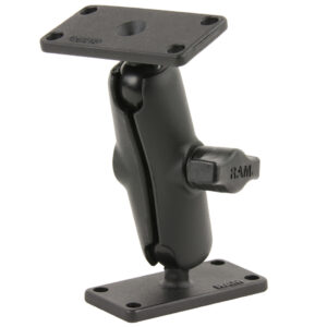 RAM Mount Double Ball Mount w/Two 1.5″ x 3″ Plates