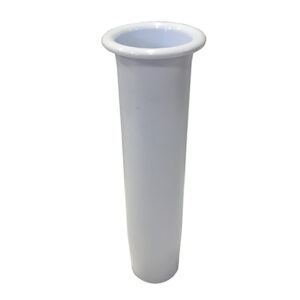 Tigress Lipped Insert f/10″ Flared Rod Holder – White