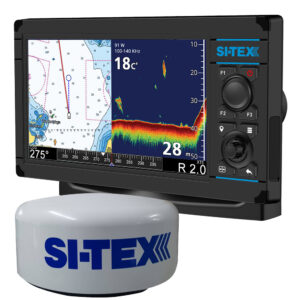 SI-TEX NavPro 900 w/MDS-15 WiFi 20″ Hi-Res Digital Radome Radar w/15M Cable