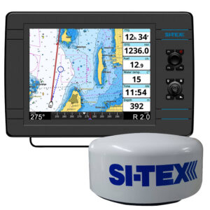 SI-TEX NavPro 1200F w/MDS-15 WiFi 20″ Hi-Res Digital Radome Radar w/15M Cable