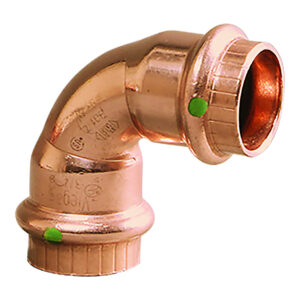 Viega ProPress 1-1/2″ – 90&deg; Copper Elbow – Double Press Connection – Smart Connect Technology