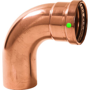 Viega ProPress 2-1/2″ – 90&deg; Copper Elbow – Street/Press Connection – Smart Connect Technology