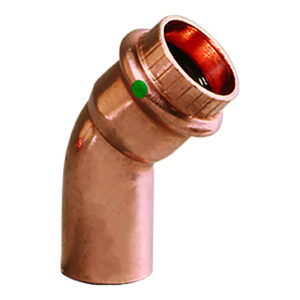 Viega ProPress 3/4″ – 45&deg; Copper Elbow – Street/Press Connection – Smart Connect Technology