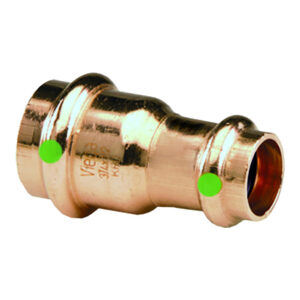 Viega ProPress 1″ x 3/4″ Copper Reducer – Double Press Connection – Smart Connect Technology