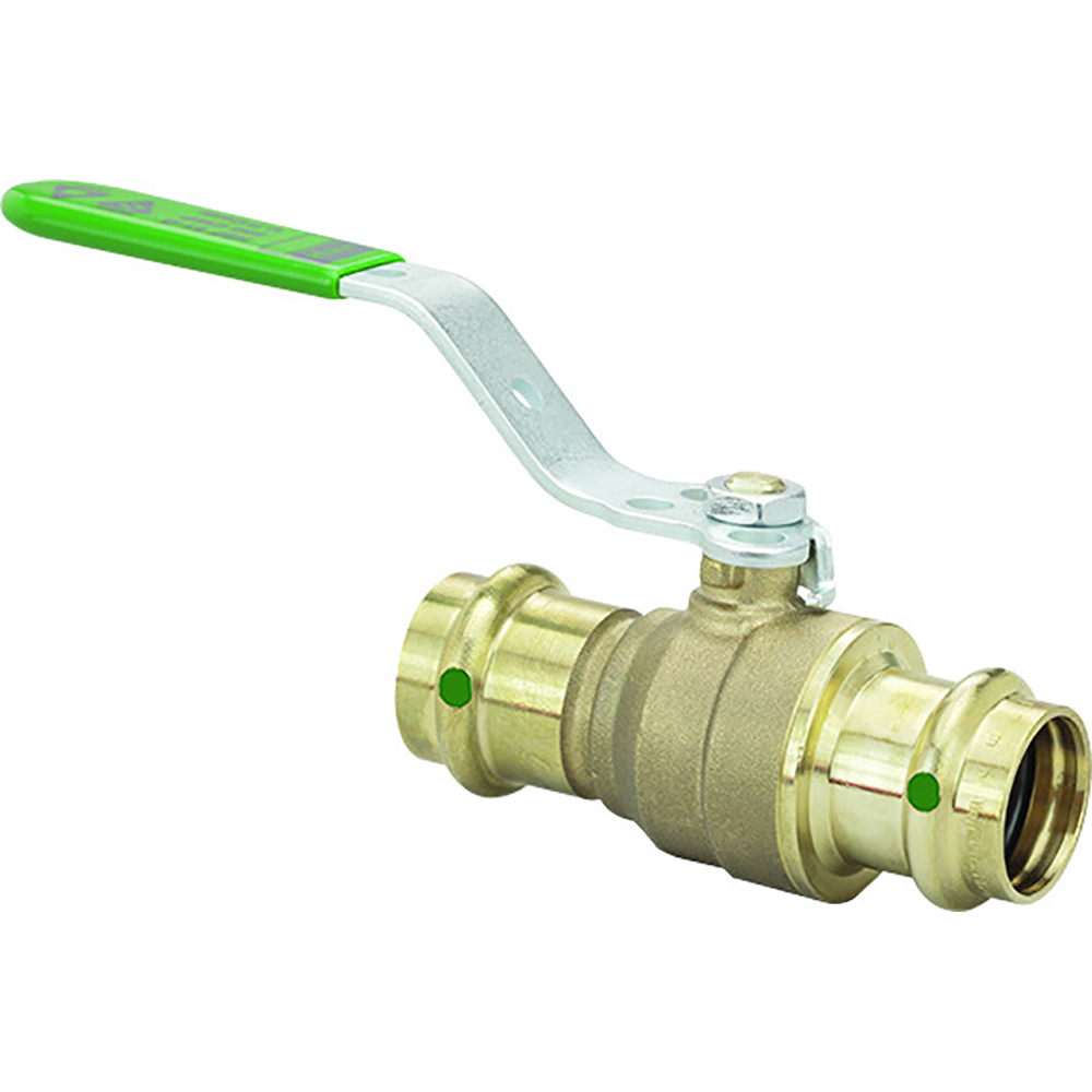 Viega ProPress 1-1/4″ Zero Lead Bronze Ball Valve w/Stainless Stem – Double Press Connection – Smart Connect Technology Viega ProPress 1-1/4″ Zero Lead Bronze Ball Valve w/Stainless Stem – Double Press Connection – Smart Connect Technology
