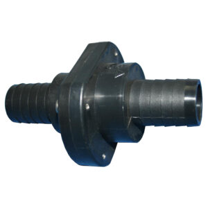 T-H Marine Double Barb Inline Scupper Check Valve – 1-1/8″ – Black
