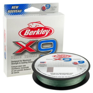 Berkley X9B33015-22 x9 Braid 328yd (220M) – Low-Vis Green
