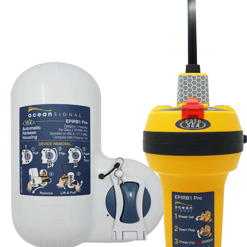 Ocean Signal SafeSea EPIRB1 Pro – Float-Free Category 1 EPIRB Ocean Signal SafeSea EPIRB1 Pro – Float-Free Category 1 EPIRB
