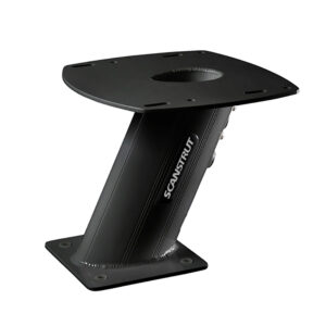 Scanstrut APT-250-01-B – Aluminum PowerTower&reg; Radar Mount – 10″ Aft Leaning – Black