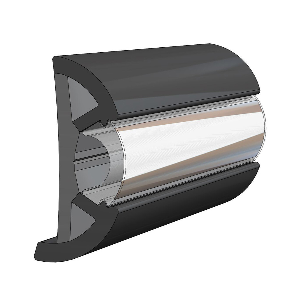 TACO Large SuproFlex Rub Rail 2.5″ x 1″ – Black TACO Large SuproFlex Rub Rail 2.5″ x 1″ – Black