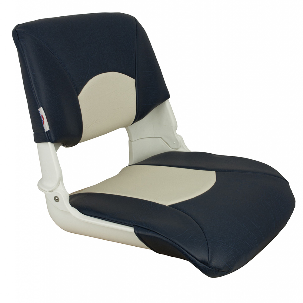 Springfield Skipper Standard Seat Fold Down – White/Blue Springfield Skipper Standard Seat Fold Down – White/Blue